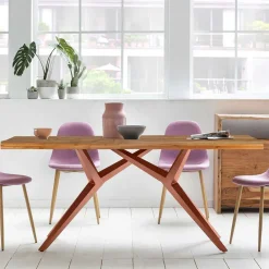 Wohnen Naturholzmöbel|Tische*Recyclingholz Esstisch aus Teak - Ereventas