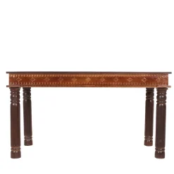 Wohnen Recyclingholz Esszimmertisch im Kolonialstil - Solapura