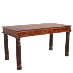 Wohnen Recyclingholz Esszimmertisch im Kolonialstil - Solapura