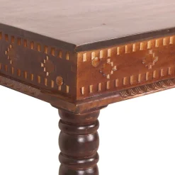 Wohnen Recyclingholz Esszimmertisch im Kolonialstil - Solapura