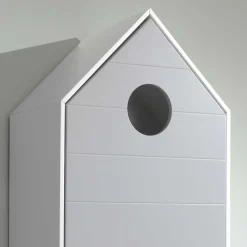 Wohnen Weiße Möbel|Kinderkleiderschränke*Regal & Schrank in Weiß & Grau - Indefiva (zweiteilig)