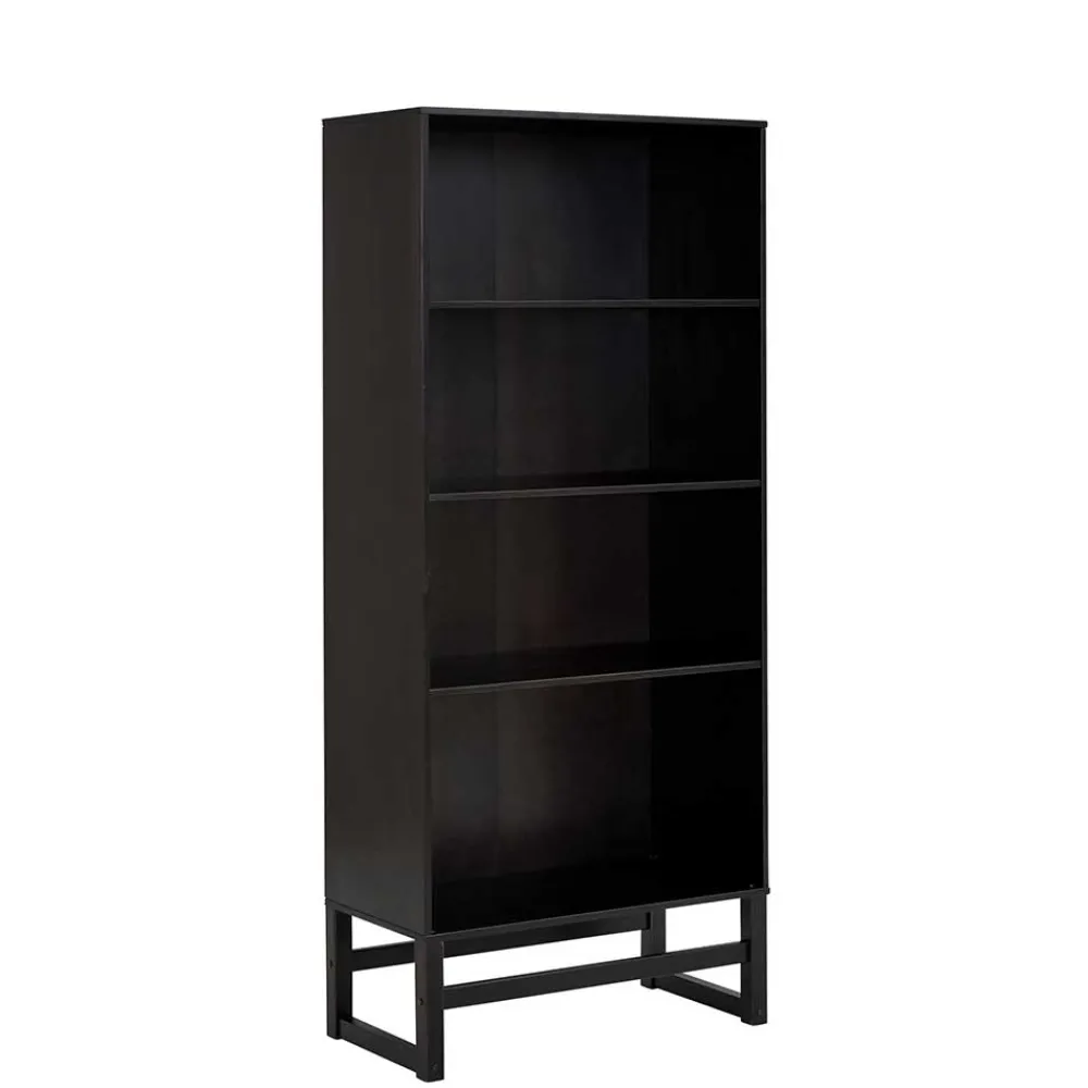 Wohnen Regal aus Kiefer in Dunkelbraun - Helias