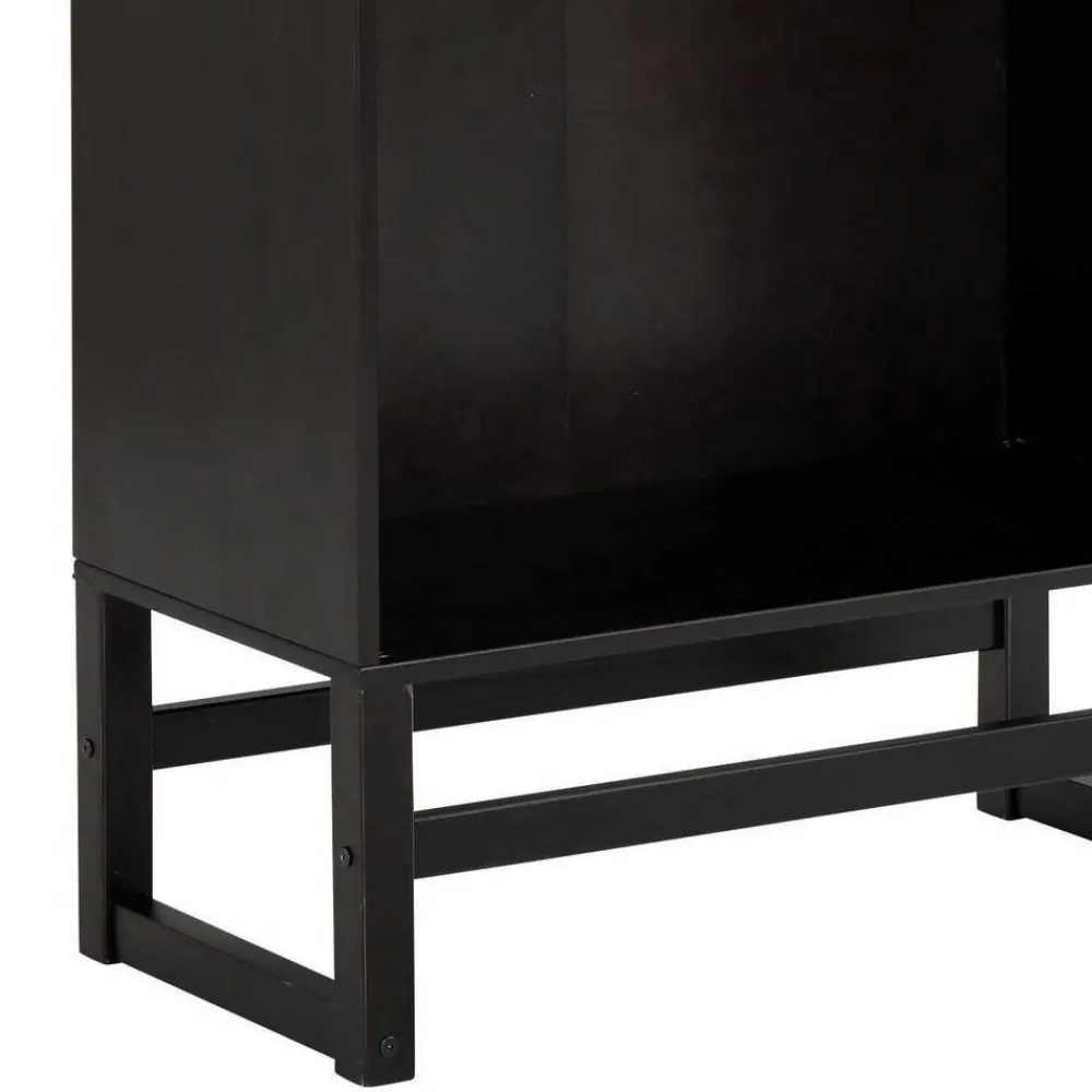 Wohnen Regal aus Kiefer in Dunkelbraun - Helias