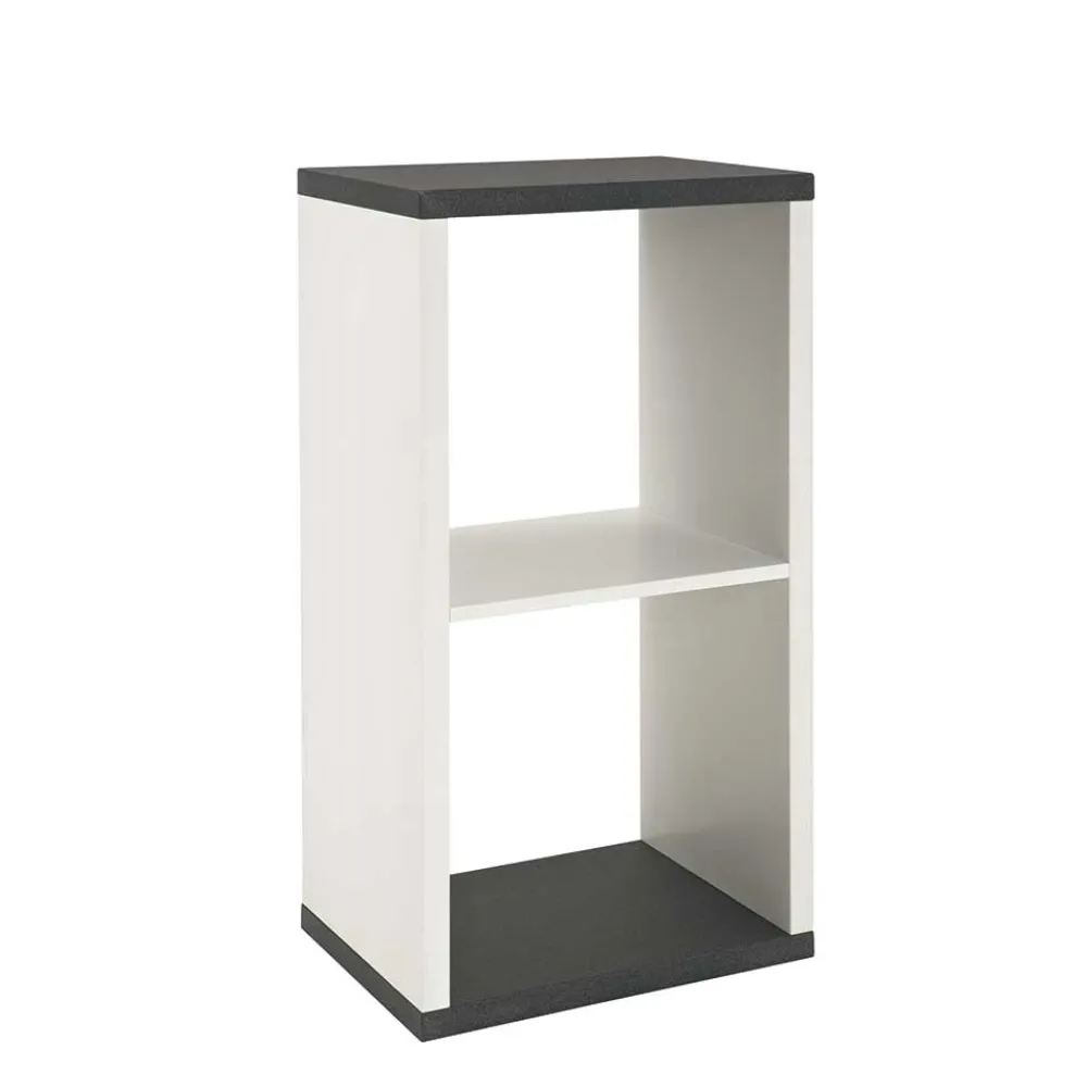 Wohnen Wohnzimmer-Regale|Esszimmerregale*Regal Baptus in Weiß Grau