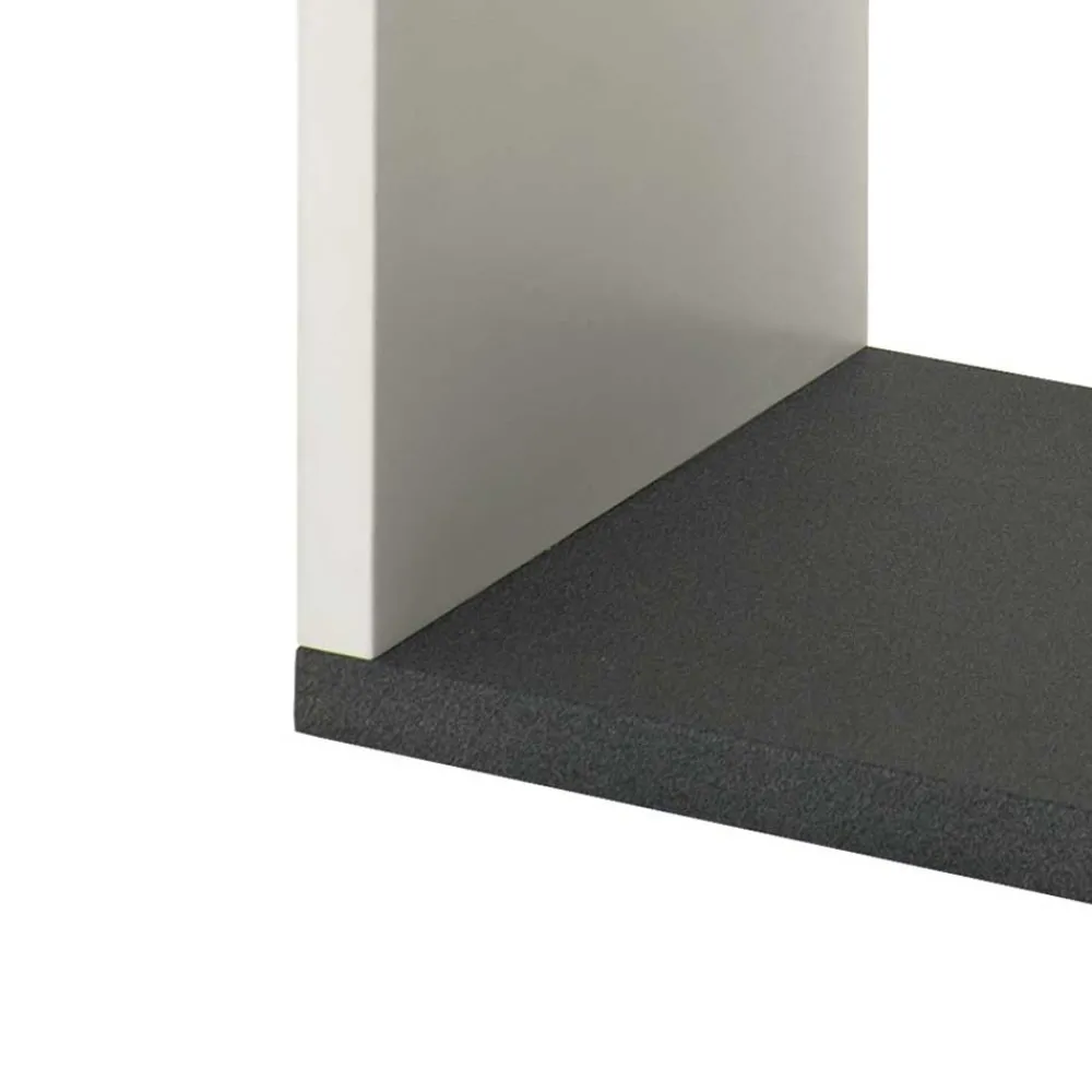 Wohnen Wohnzimmer-Regale|Esszimmerregale*Regal Baptus in Weiß Grau