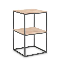 Wohnen Regal Beistelltisch aus heller Eiche - Biskaia