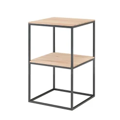 Wohnen Regal Beistelltisch aus heller Eiche - Biskaia