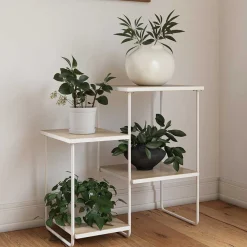 Wohnen Regal Blumenständer in Holzoptik Natur - Romagna