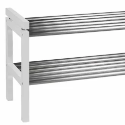 Wohnen Esszimmerregale|Regale*Regal für Schuhe in Weiß & Edelstahl - Gorfu