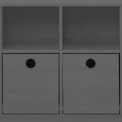 Kinder Wohnen Regal mit 4 Fächern und 4 Boxen - Buleta