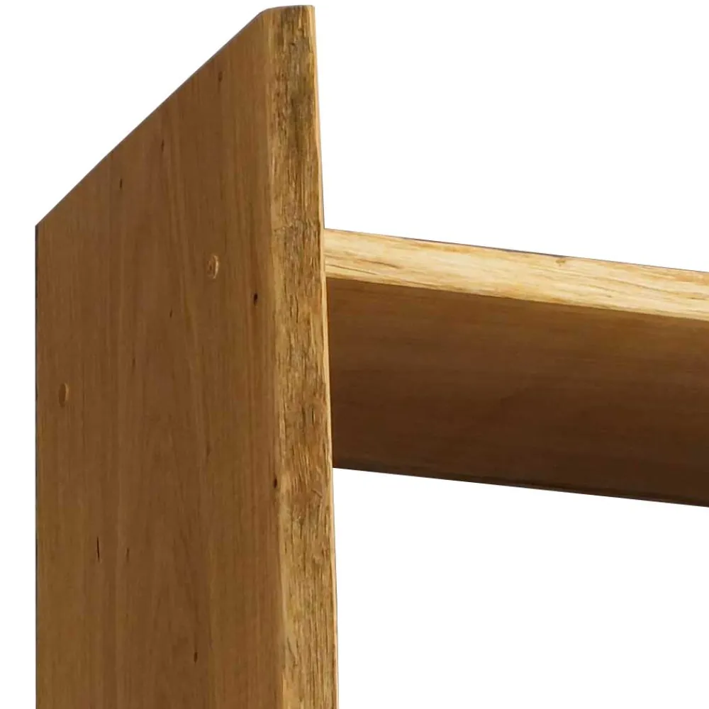 Wohnen Regal mit Baumkante aus Eiche Massivholz - Avidora