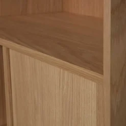 Wohnen Regal mit vier Fächern und drei Türen - Ewana