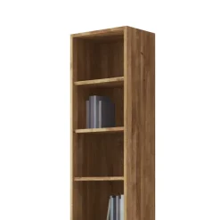 Wohnen Regal Vaskov aus Wildeiche Massivholz