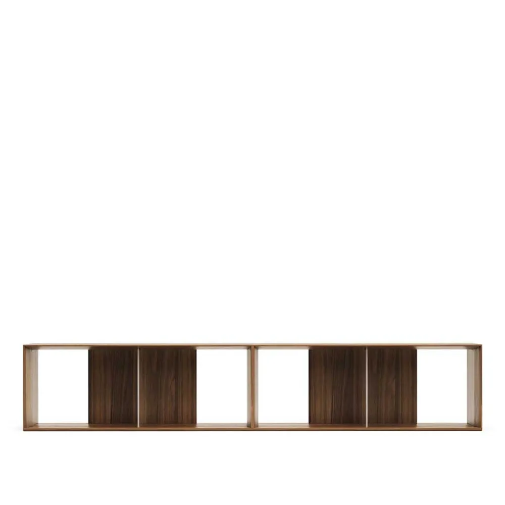 Wohnen Regalmodul Duo in Nussbaum - Kiara (zweiteilig)