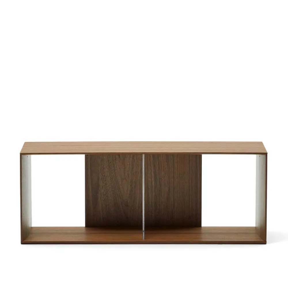 Wohnen Regalmodul Duo in Nussbaum - Kiara (zweiteilig)