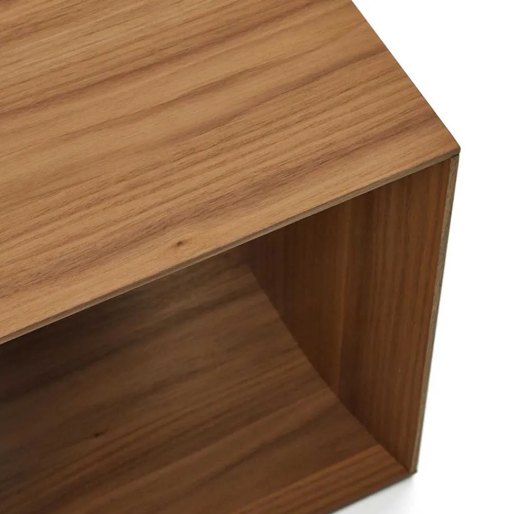 Wohnen Regalmodul Duo in Nussbaum - Kiara (zweiteilig)