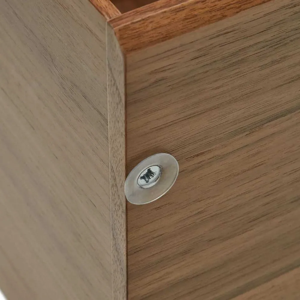 Wohnen Regalmodul Duo in Nussbaum - Kiara (zweiteilig)