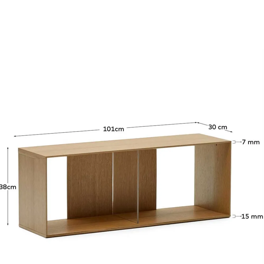 Wohnen Esszimmerregale|Regale*Regal-Modul Paar in Eiche - Hero (zweiteilig)