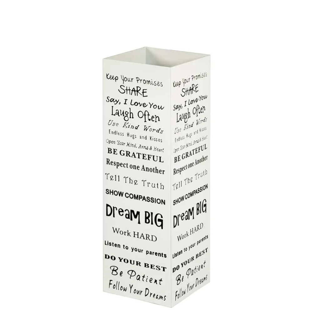 Wohnen Schirmständer*Regenschirmständer Angoro mit Schriftzug