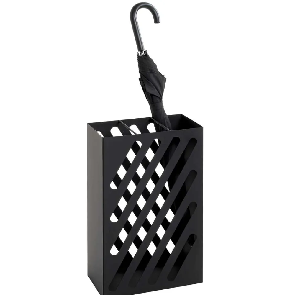 Wohnen Schirmständer*Regenschirmständer aus schwarzem Metall - Nikosia