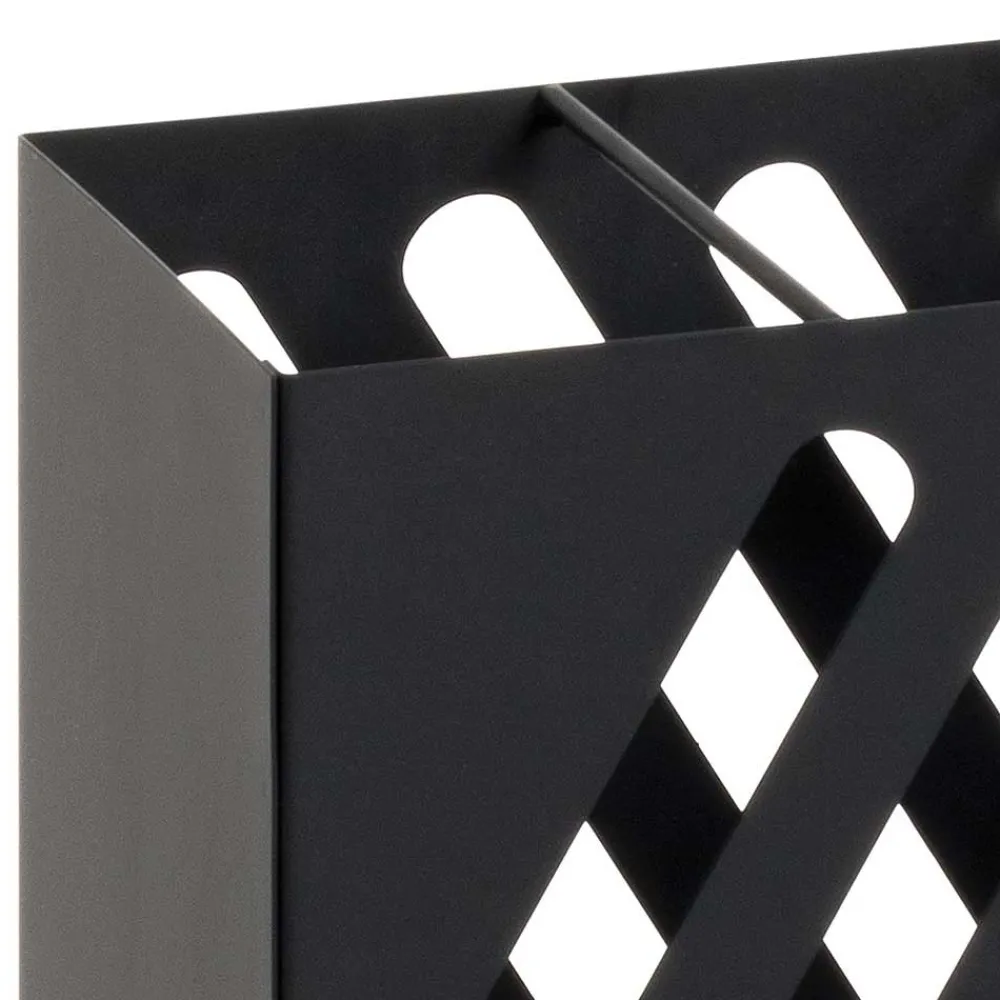 Wohnen Schirmständer*Regenschirmständer aus schwarzem Metall - Nikosia