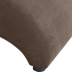 Wohnen Relaxsessel in Beigegrau und Nussbaum - Kilazu