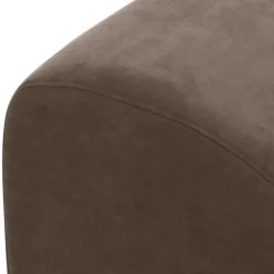 Wohnen Relaxsessel in Beigegrau und Nussbaum - Kilazu