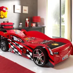 Kinder Wohnen Rennwagenbett Station in Rot