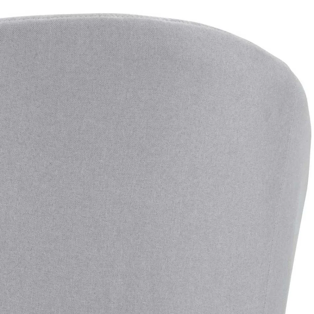 Wohnen Retro Armlehnenstühle in Hellgrau - Dranico (2er Set)