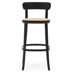 Wohnen Barhocker|Hocker*Retro Barstuhl mit Wiener Geflecht Sitz - Pulany (2er Set)