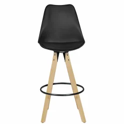 Wohnen Retro Barstuhl Systrem mit Schalensitz (2er Set)