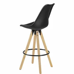 Wohnen Retro Barstuhl Systrem mit Schalensitz (2er Set)