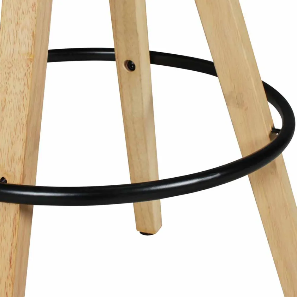 Wohnen Retro Barstuhl Systrem mit Schalensitz (2er Set)