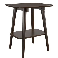 Wohnen Tische|Braune Möbel*Retro Beistelltisch in Walnuss Optik - Despelin