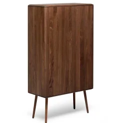 Wohnen Esszimmerschränke|Highboards*Retro Chic Highboard aus Nussbaum - Rivossa