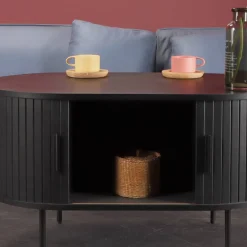 Wohnen Couchtisch|Retro Möbel*Retro Couchtisch mit Schiebetüren - Lurymav