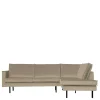 Wohnen Retro Design Couchecke in Khaki - Afeiro