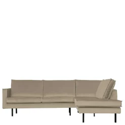 Wohnen Retro Design Couchecke in Khaki - Afeiro