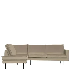 Wohnen Retro Design Couchecke in Khaki - Afeiro