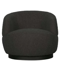 Wohnen Retro Möbel|Sessel & Hocker*Retro Design Sessel aus Boucle Stoff - Fronco