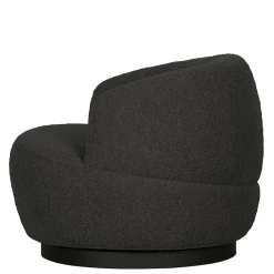 Wohnen Retro Möbel|Sessel & Hocker*Retro Design Sessel aus Boucle Stoff - Fronco