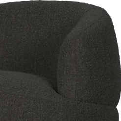 Wohnen Retro Möbel|Sessel & Hocker*Retro Design Sessel aus Boucle Stoff - Fronco