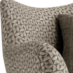 Wohnen Retro Designsessel in Beige und Braun gemustert - Regiovs