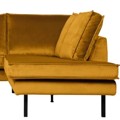 Wohnen Retro Eckcouch mit vier Sitzplätzen - Nustra