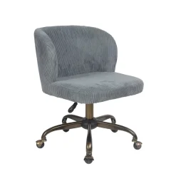 Wohnen Retro Schreibtischstuhl in Grau - Tropica