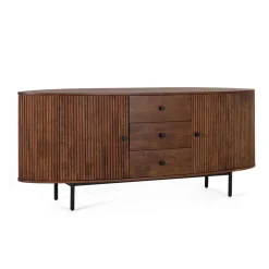 Wohnen Retro Sideboard in Walnussfarben - Chalil