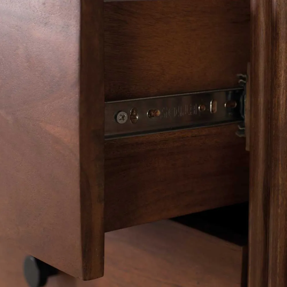 Wohnen Retro Sideboard in Walnussfarben - Chalil