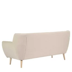 Wohnen Retro Möbel|Sofas*Retro Style Sofa in Beige mit Natur - Paulo