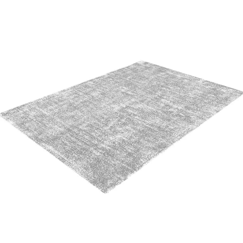 Wohnen Teppiche*Retro Teppich in Hellgrau und Silbergrau - Methana