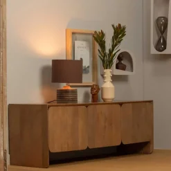 Wohnen Sideboards & Kommoden|Tv & Hifi-Möbel*Retro TV Kommode aus Mangobaum Massivholz - Ambros